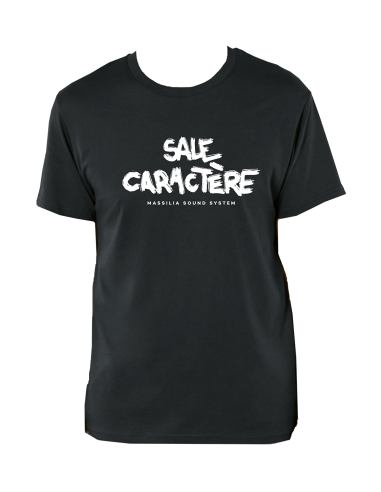 T-shirt noir Sale Caractère